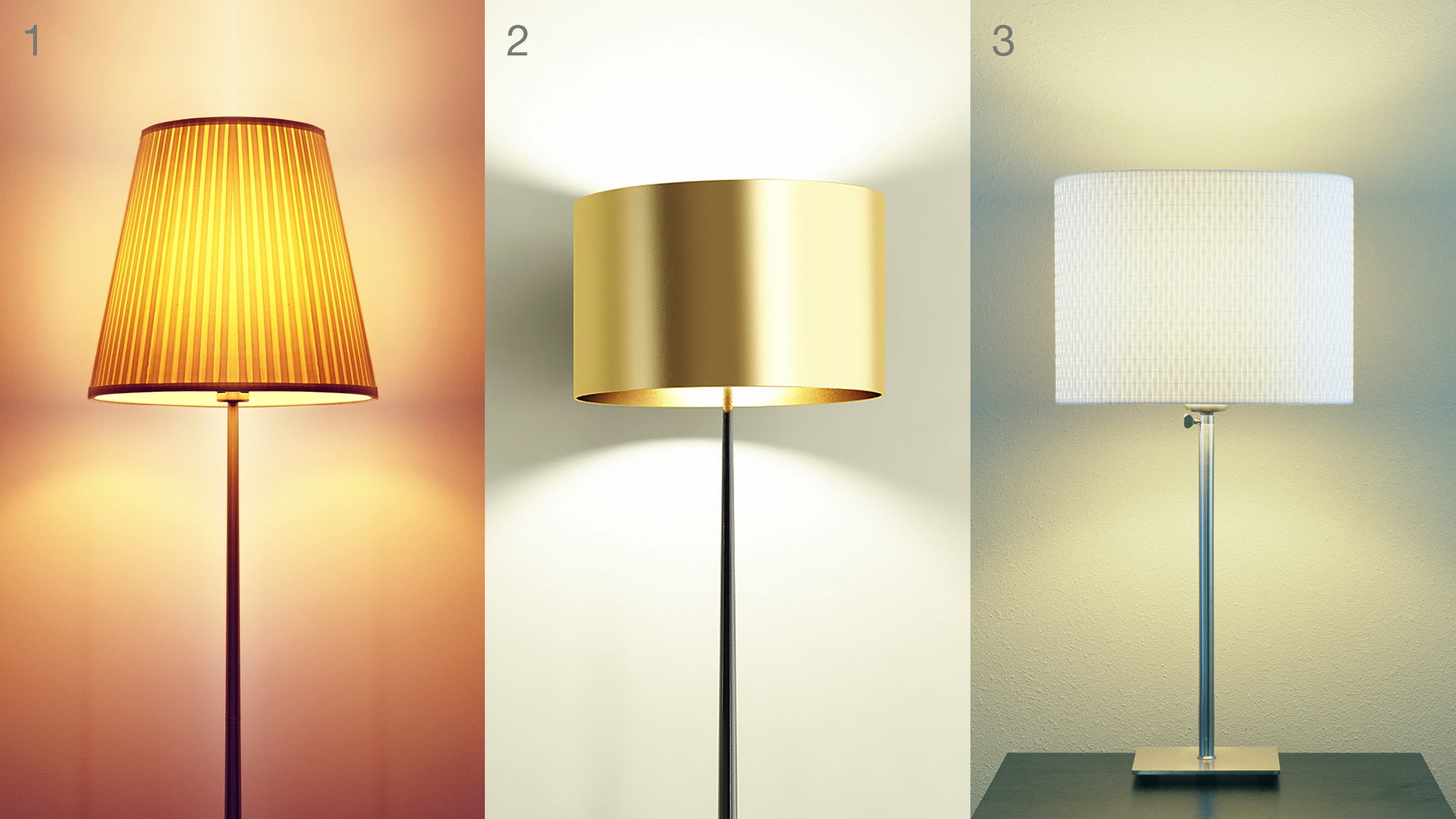 Comment la lumiere artificielle affecte la couleur L'orientation d'une pièce, l'heure de la journée et le fait que la lumière soit naturelle ou artificielle, tout ceci joue un rôle important dans la façon dont une couleur apparaîtra sur votre mur.
